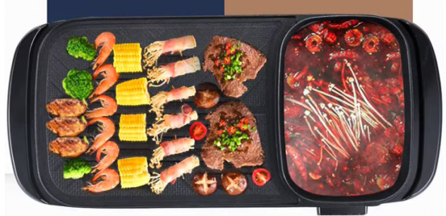 GRILL ELETTRICO CON PENTOLA  8 POSTI - ( NUOVO ) - Foto 4