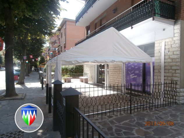 Tendoni Parti 4 x 4 Gazebo MM Italia a Viterbo Pvc Ignifugo - Foto 3