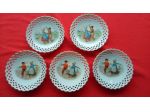 Bavaria Shumann Arzberg 5 piattini da dessert vintage, originali