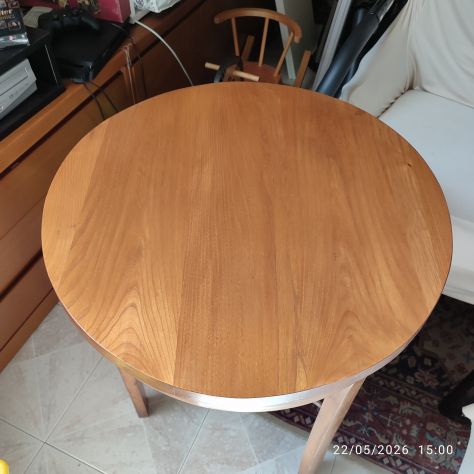 TAVOLO TONDO VINTAGE ANNI 50 60 - Foto 4