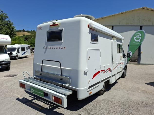 CAMPER AIESISTEM RENAULT SEMINTEGRALE MONOSCOCCA DINETTE LETTO MATRIMONIALE GARAGE CLIMATIZZATORE FOTOVOLTAICO PORTAMOTO CAMPEGGIO USATI GENERALI 1651 - Foto 4