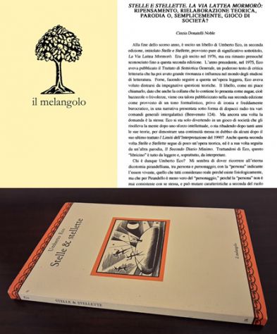 Stelle &amp; stellette, Umberto Eco, il melangolo ottobre 1991, Collana nugae 16. - Foto 4