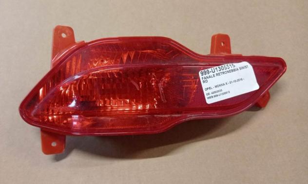 FANALE RETRONEBBIA SINISTRO 999-U1305515 Parti elettriche Fanaleria Fanali Fanale retronebbia OPEL - MOKKA X - 01-10-2016 -