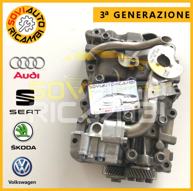 REVISIONE MODULO POMPA OLIO 100MM AUDI VW SEAT SKODA