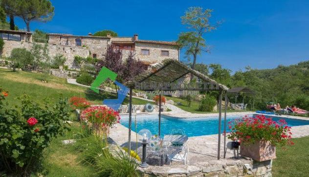 Splendido casale in pietra con piscina privata a Castellina in Chianti, Toscana. - Foto 11