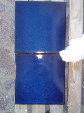 Mattonelle 20x20 Sp.5mm Blu cobalto euro 4,00 mq. - Foto 3