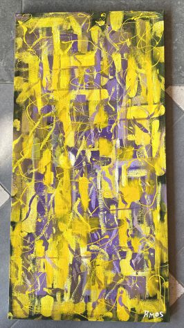 Astratto moderno pittura contemporanea - Foto 2