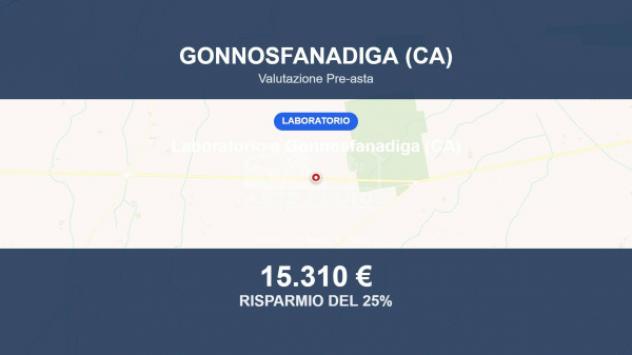 Immobile in asta di 108 m² in vendita a Gonnosfanadiga
