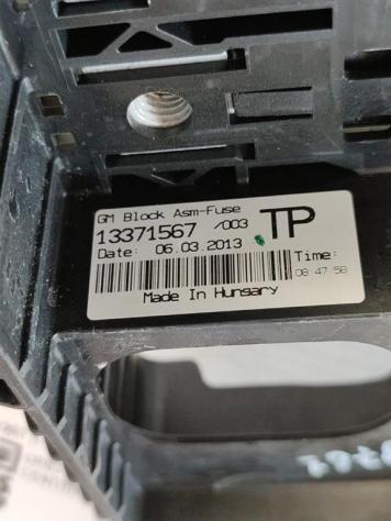 CENTRALINA BATTERIA OPEL Adam 1° Serie 13371567 A12XER benzina 1229 (13) - Foto 3