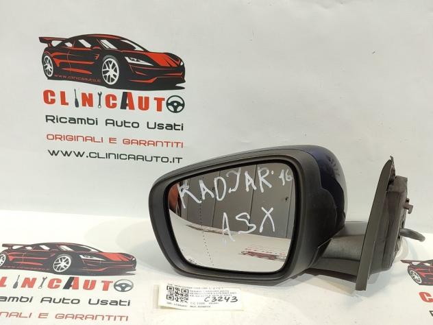 SPECCHIETTO RETROVISORE SINISTRO RENAULT Kadjar Serie 963024059R 13003180 R9M414 (15)