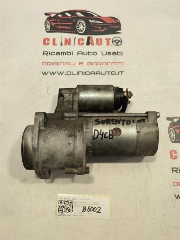 MOTORINO D' AVVIAMENTO KIA Sorento 1° Serie 36100-4A000 D4CB diesel 2497 (0206) - Foto 3