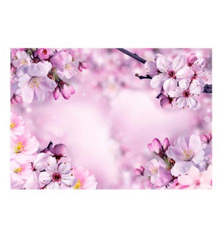 Fotomurale Adesivo Fiori Viola ARREDALACASA - Foto 2