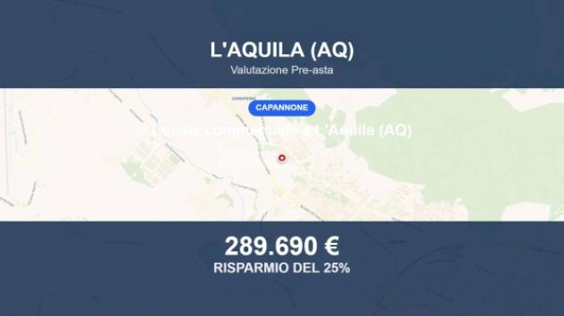 Immobile in asta di 299 m² in vendita a L'Aquila