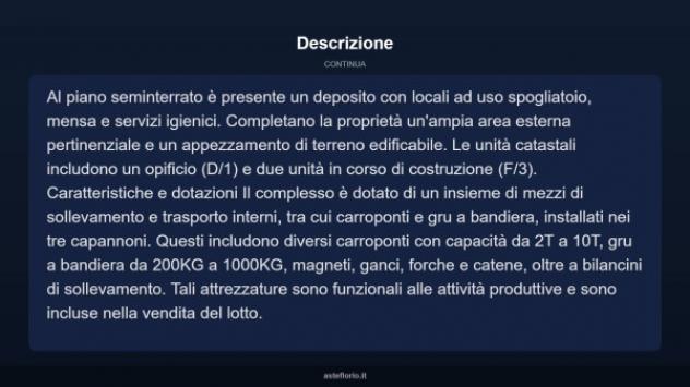 Immobile in asta di 6510 m² in vendita a Lugagnano Val d'Arda - Foto 5