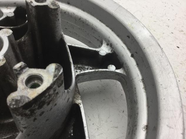 HONDA FORESIGHT 250 CERCHIO RUOTA ANTERIORE 12 X 2.75 1998 2004 ZDCMF05A05F - Foto 7