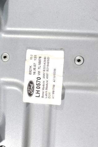 4M51-B203A29-BG MOTORINO MECCANISMO ALZA-VETRO ALZA-CRISTALLO PORTA ANTERIORE SINISTRA FORD FOCUS 1.6 B 85KW 5M 3P (2007) RICAMBIO USATO - Foto 2