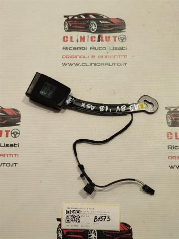 AGGANCIO CINTURA DI SICUREZZA ANT SX AUDI A3 Sportback Serie (8VF) 8V0857755G (16) - Foto 2