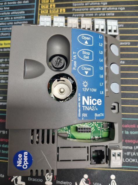 Scheda comando Nice TNA2/A per motore TEN
