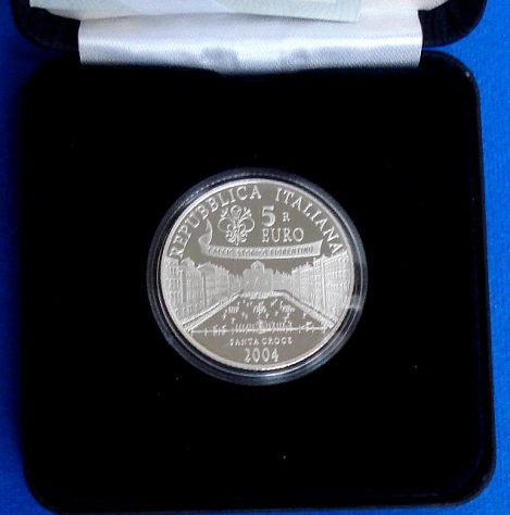 5 EURO 2004 FIFA WORD CUP 2006 GERMANIA ARGENTO PROOF - SANTA CROCE - - Foto 2