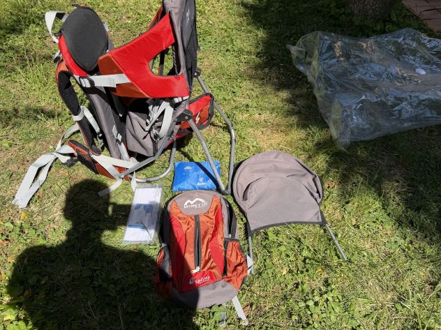 Zaino portabambino trekking Montis Explore Evolution completo – fino a 25 kg - Foto 4