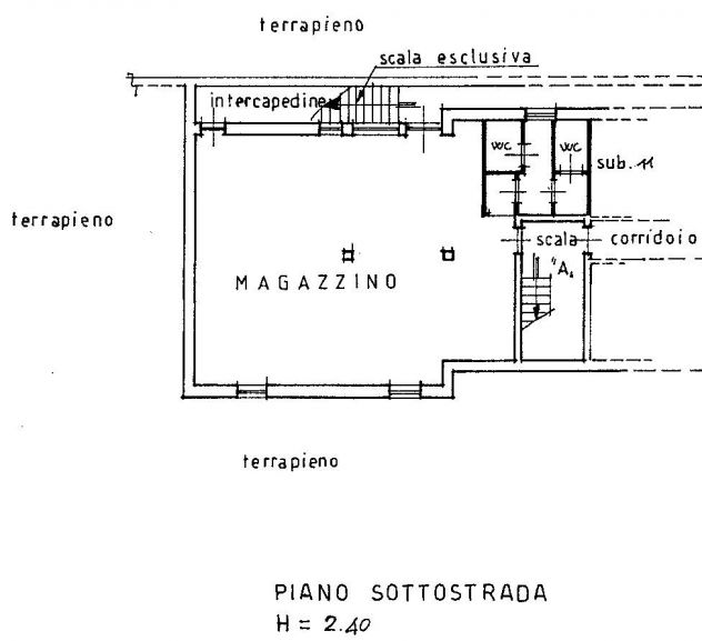 Magazzino in Affitto a Albaretto della Torre
