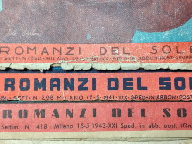 I ROMANZI DEL SOLE - GIORNALINI DA COLLEZIONE - LOTTO DI 3 FASCICOLI ANNI 40 - Foto 6
