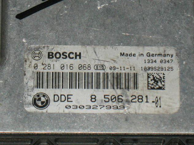 0281016068 ECU CENTRALINA BMW 0281016068 DDE8506281 030327999 EDC17C06-4.11 - Foto 2
