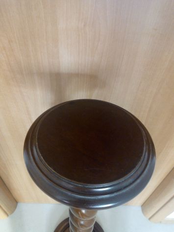 AFFARE !!! PIANTANA IN LEGNO MASSELLO CON TORCIGLIONI - OTTIMO STATO - Foto 3