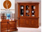 Mobili Classici Rustici Palermo Libreria 3 porte legno cod 11422/11423