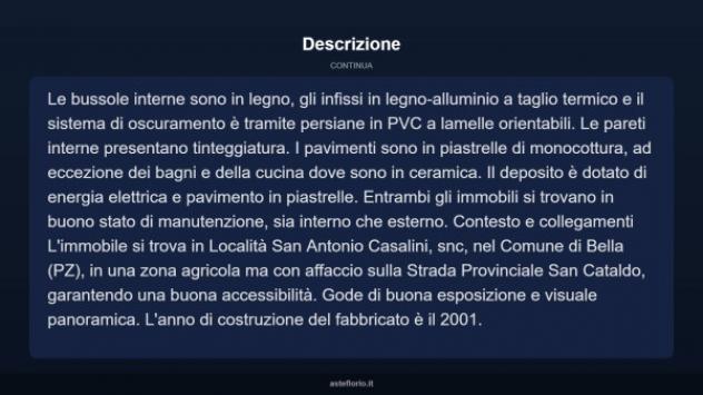 Immobile in asta di 228 m² con più di 5 locali in vendita a Bella - Foto 14