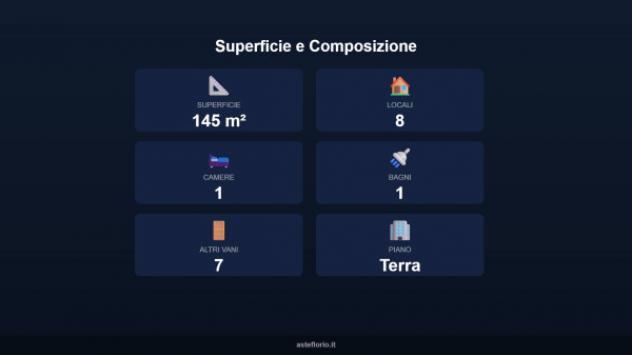 Immobile in asta di 145 m² con più di 5 locali in vendita a Belmonte Mezzagno - Foto 12