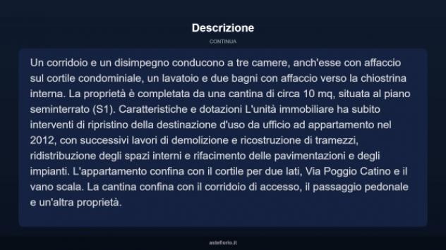 Immobile in asta di 157 m² con più di 5 locali in vendita a Roma - Foto 4