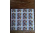Un foglio di francobolli del Nicaragua
