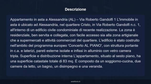 Immobile in asta di 83 m², box auto in vendita a Alessandria - Foto 5