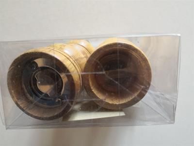 Macina pepe e sale, in legno e metallo inox. - Foto 5