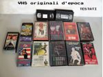VHS vari  lotto misto  Originali d'epoca. TESTATI (INTERO LOTTO)
