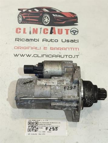 MOTORINO D' AVVIAMENTO VOLKSWAGEN Scirocco Serie (137) 02M911024P CFH diesel 1968 (0814) - Foto 2