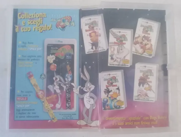 VIDEOCASSETTA VHS LE STELLE DI SPACE JAM BEEP BEEP E WILLY IL COYOTE PIV 14710 - Foto 6