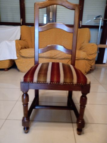 POLTRONCINE STILE ANTICO LEGNO MASSELLO X SALA DA PRANZO