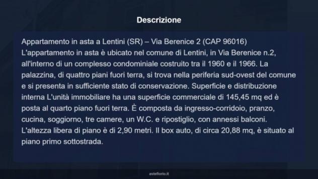 Immobile in asta di 145 m² con più di 5 locali e box auto in vendita a Lentini - Foto 13