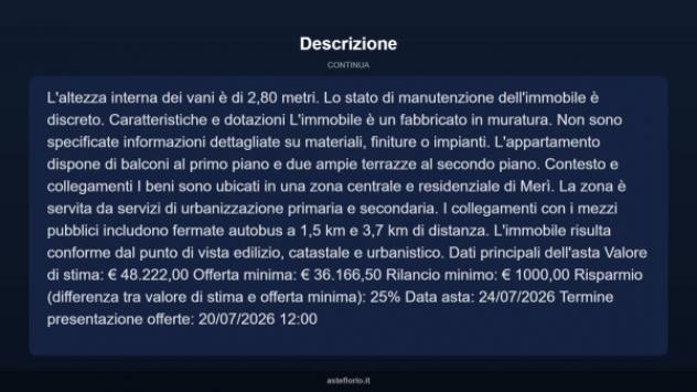 Immobile in asta di 89 m² in vendita a Merì - Foto 11