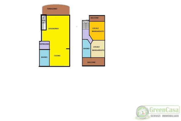 APPARTAMENTO di 3 vani e di 100 mq (ORNAGO) rif. IGC ORNAGO 3 LOCALI - Foto 14