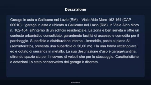 Immobile in asta di 26 m² in vendita a Gallicano nel Lazio - Foto 10