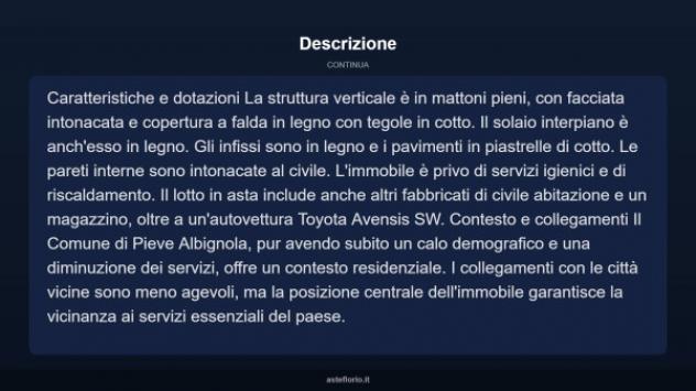 Immobile in asta di 36 m² in vendita a Pieve Albignola - Foto 4