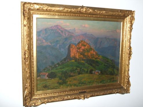 L. Pasini, importante dipinto a olio del 1925 - Foto 2