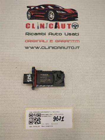 DEBIMETRO MINI One 3° Serie 8583496 0281006597 B38A15A benzina 1499 (13)