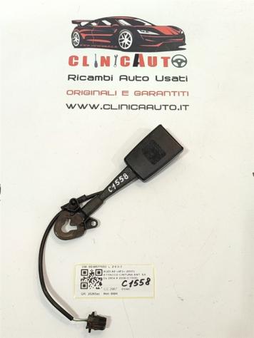 AGGANCIO CINTURA DI SICUREZZA ANT SX AUDI A6 Avant Serie C6 (4F5) 8E0857755D BMK (0412)