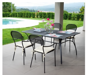 TAVOLO AMENO 160x100 - FERRO