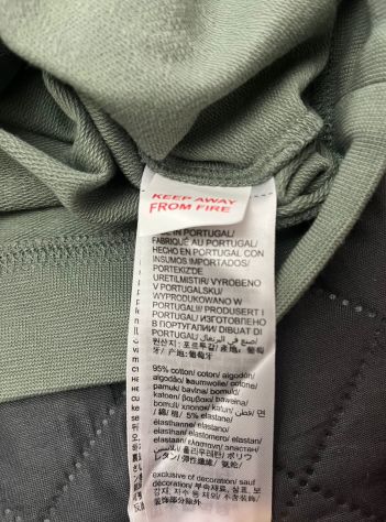 Completino Tutina Calvin Klein Taglia 9-12 Mesi/80 cm Colore Verde Salvia - Foto 5