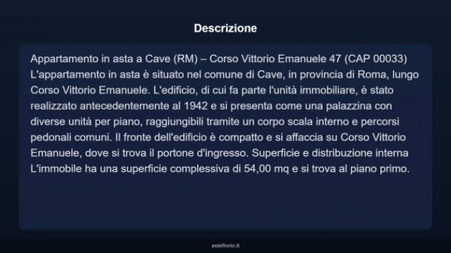 Immobile in asta di 54 m² in vendita a Cave - Foto 6